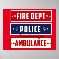 Fire Police Ambulance Thunder_Cove