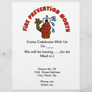 Fire Prevention Month Flyers To Customize