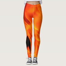 Fire Print Leggings