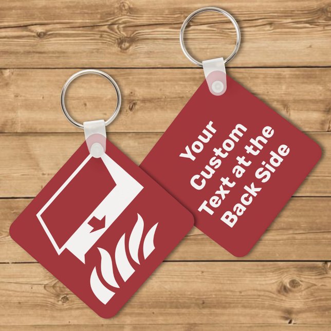 Fire Protection Door Safety Sign Keychain (Creator Uploaded)