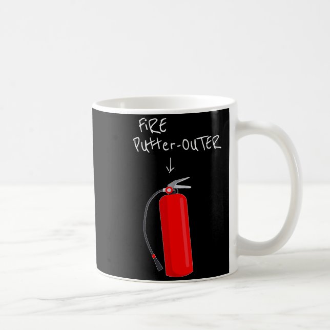 Fire Putter Outer Fire Extinguisher Fire Fighter F Coffee Mug (Right)