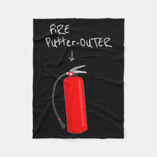 Fire Putter Outer Fire Extinguisher Fire Fighter F Fleece Blanket