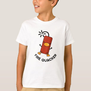 Fire Quacker Funny Fireworks Pun  T-Shirt
