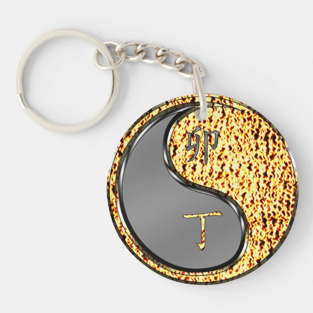 Fire Rabbit Keychain (Front)