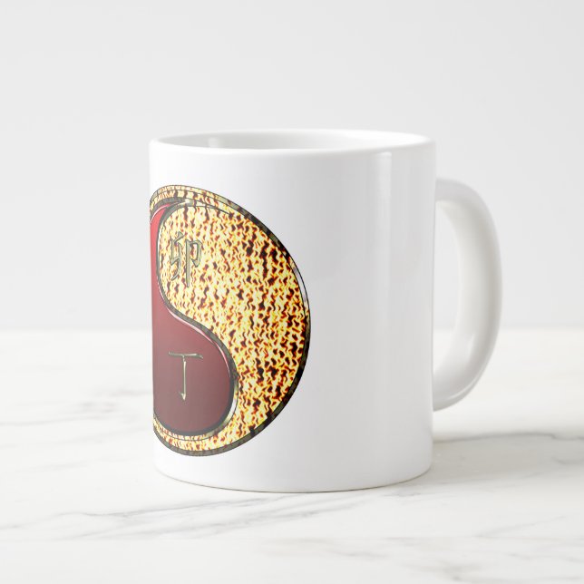 Fire Rabbit Large Coffee Mug (Front Right)