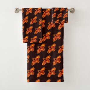 Fire Raven Bath Towel Set