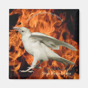 FIRE RAVEN Magnet