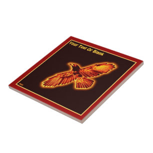 Fire Raven Tile