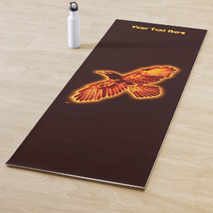 Fire Raven Yoga Mat