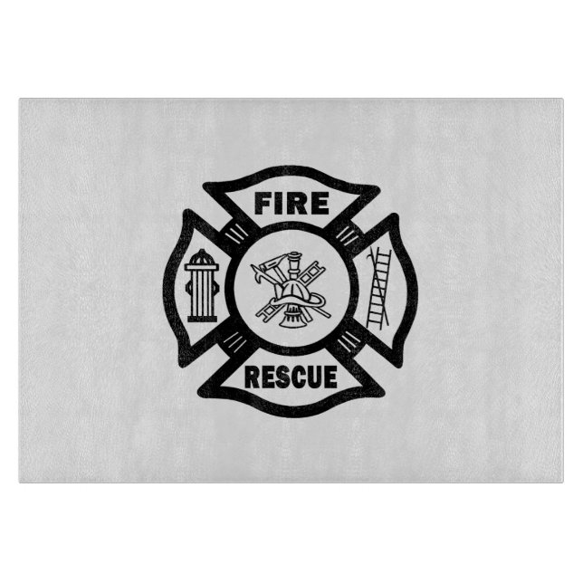 Fire Rescue Cutting Board (Front)