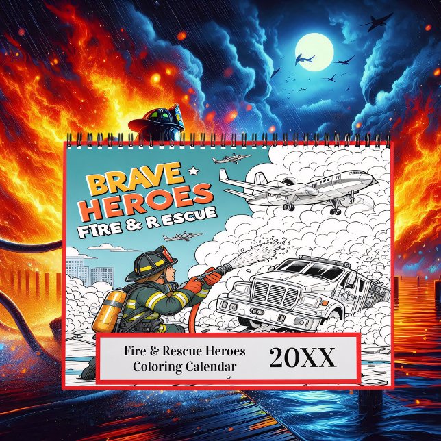 Fire & Rescue Heroes Colouring 2025/2026 Calendar (Creator Uploaded)