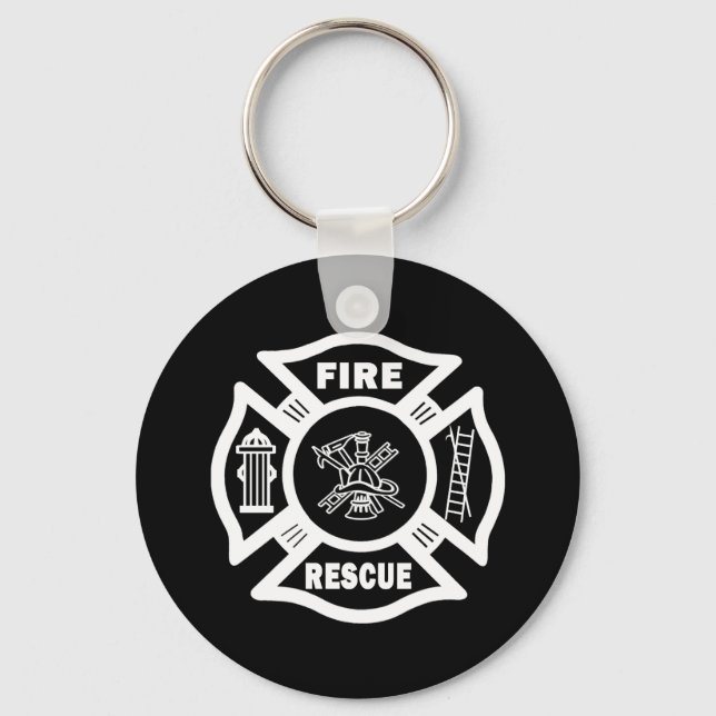 Fire Rescue Keychain (Front)