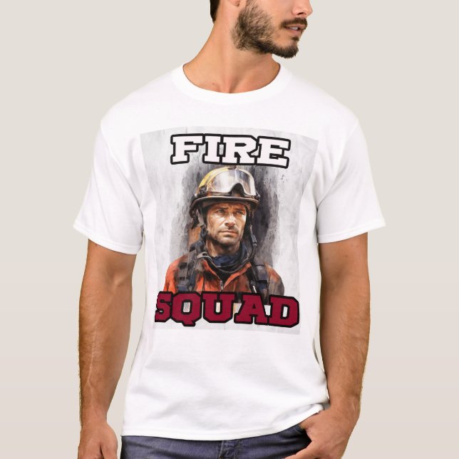 Fire Rescue LAPD Squad T-Shirt (Front)
