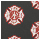 Fire Rescue Maltese Cross Symbol Black