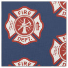 Fire Rescue Maltese Cross Symbol Navy