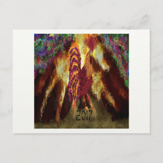 Fire Rooster 2017 Postcard