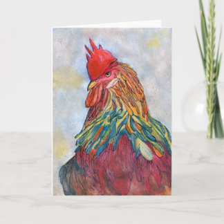 Fire Rooster Card