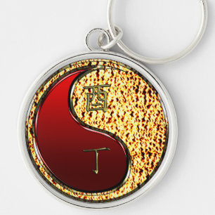 Fire Rooster Keychain