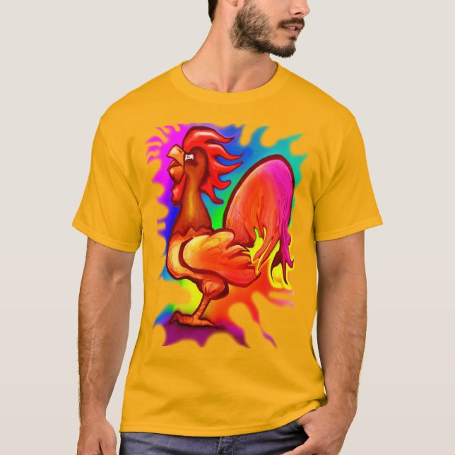 Fire Rooster T-Shirt (Front)