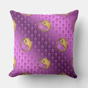 Fire Rooster Throw Pillow