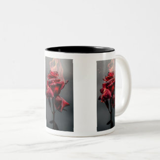 Fire Rose Mug