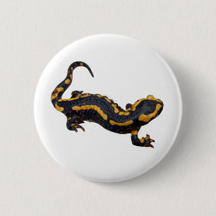 Fire Salamander Badge 2 Inch Round Button