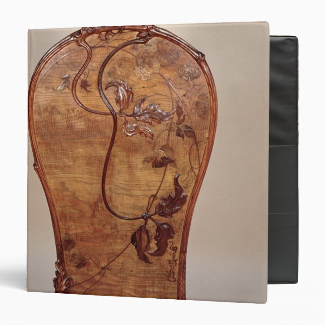 Fire screen with marquetry of various woods binder (Front/Inside)