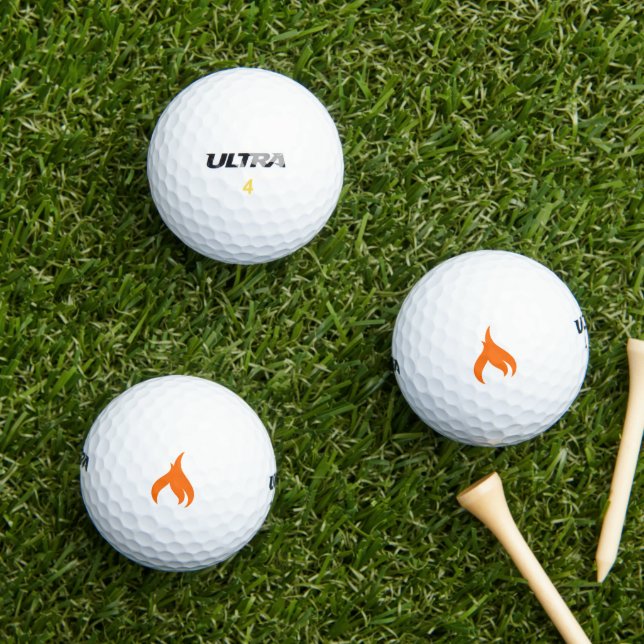 Fire sign golf balls (Insitu Grass)