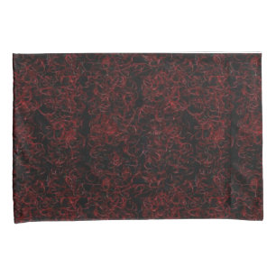 Fire Silk Red pillowcases