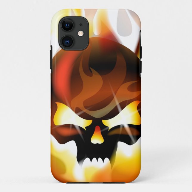 fire skull Case-Mate iPhone case (Back)