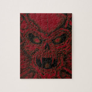 Fire Skull Jigsaw Puzzle