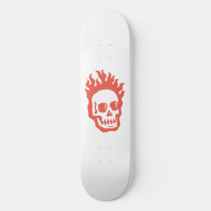 Fire Skull Skateboard