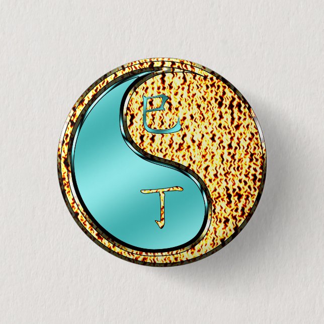 Fire Snake 1 Inch Round Button (Front)