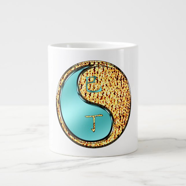 Fire Snake Large Coffee Mug (Front)