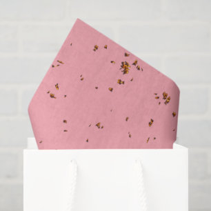 Fire Sparks Overlay Your Photo Blush Pink Tissue Paper