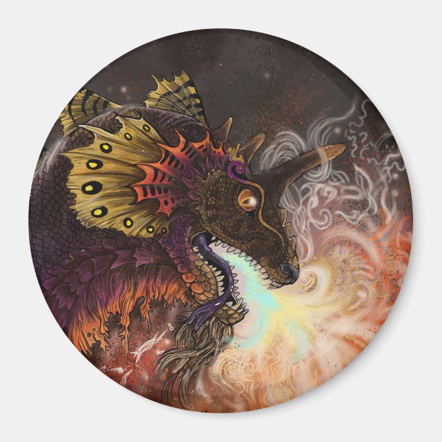 Fire Spitter Dragon Magnet (Front)