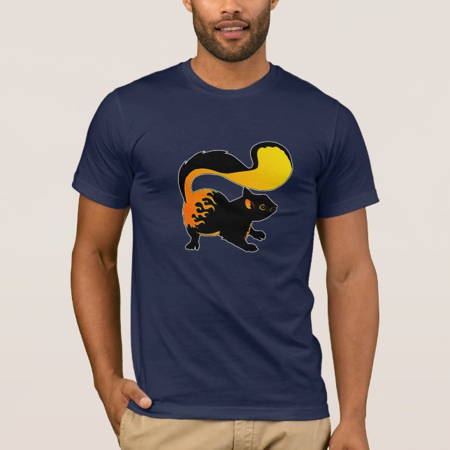 Fire Squirrel T-Shirt (Front)