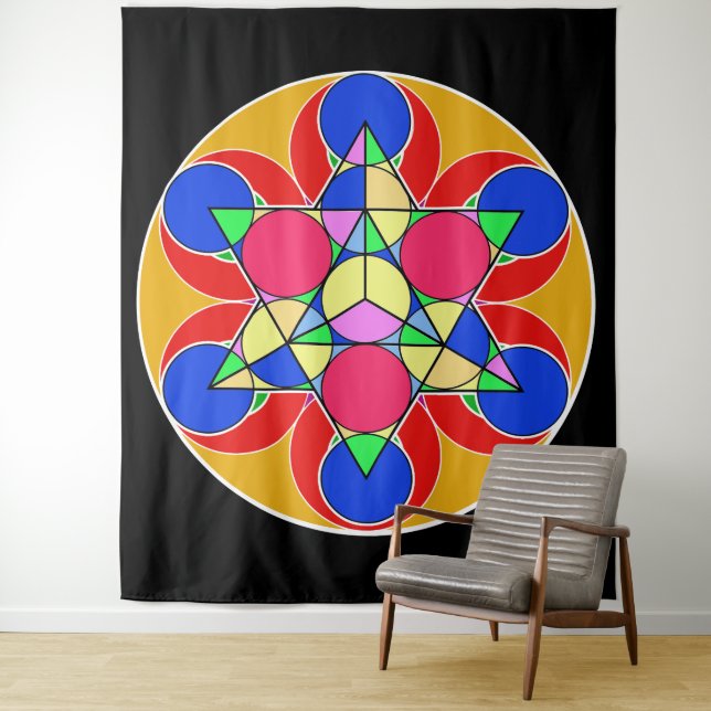 Fire Star Tapestry (In Situ)