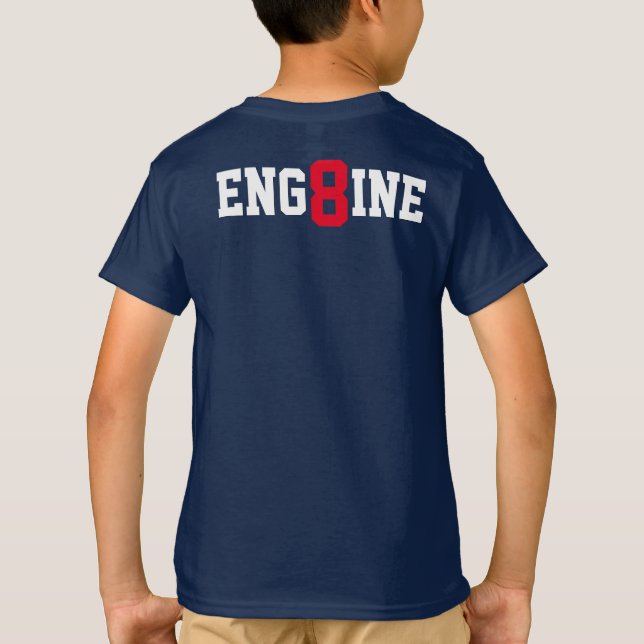 Fire Station 8 Kids T-Shirt (Back)