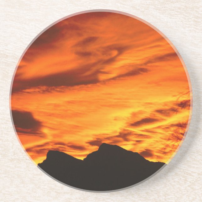 Fire Sunset Coaster (Front)