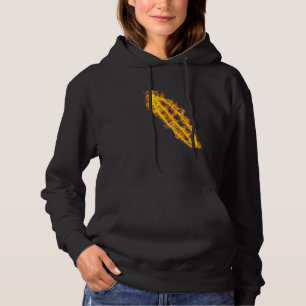 Fire Surfboard Flames Surfing Surfer Surfboarder Hoodie