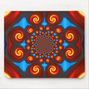 Fire Swirls Mousepad