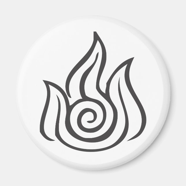 Fire Symbol Magnet (Front)