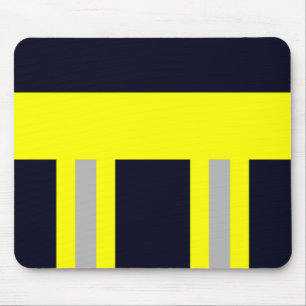 fire symbol Uniform Blue Mousepad