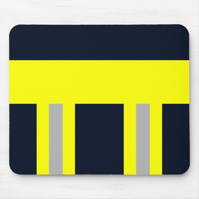 fire symbol Uniform Blue Mousepad (Front)