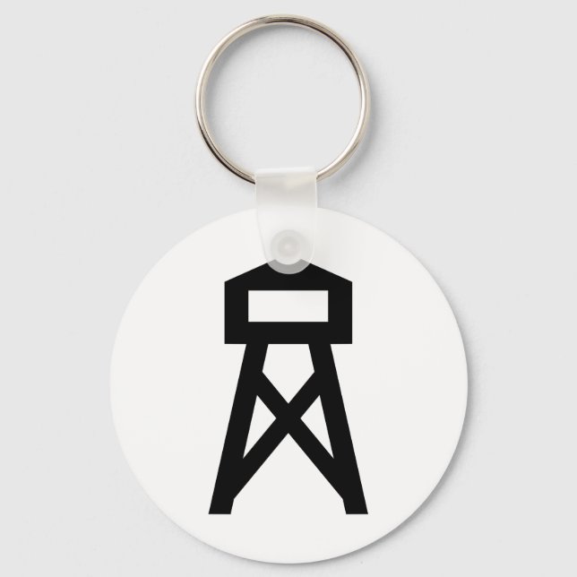 Fire Tower Keychain (Front)