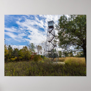 Fire Tower Runge Poster