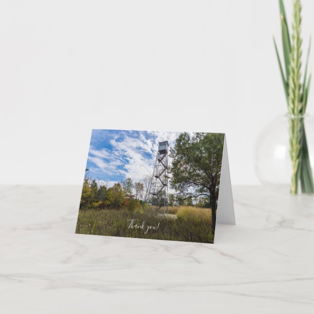 Fire Tower Runge Thank You Card (Front)