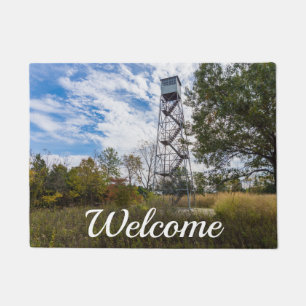 Fire Tower Runge Welcome Doormat