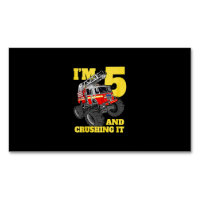 Fire Truck 5th Birthday Boy 5 Firefighter Gift